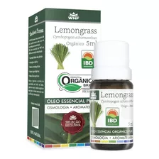 Óleo Essencial Capim Limão Orgânico Wnf Puro Natural 5ml