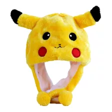 Touca Pikachu Pokémon Inverno Quentinha Cosplay Fantasia 