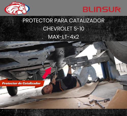  Protector Catalizador Antirrobo S-10 Lt 4x2 Chevrolet 2023  Foto 4