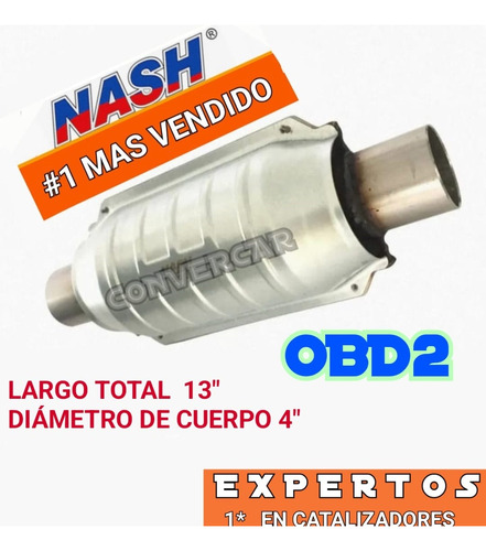 Catalizador Obd2 207 Cc Y Rc L4 1.6 L Turbo 2008-2014 Banco2 Foto 2