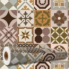 Papel De Parede Adesivo Azulejo Português Retrô Lavável