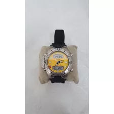 Citizen Aqualand Jp1060 Fundo Amarelo Usado 