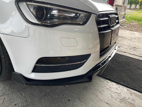 Lip Delantero Audi A3 2012 - 2018 Negro Gloss Plstico Abs Foto 5