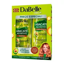 Kit Dabelle Shampoo E Condicionador Abacate Nutritivo Hair 