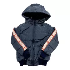 Campera Puffer Abrigo Con Capucha Impermeable Marvel®