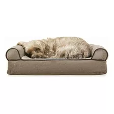 Furhaven Small Quilted Orthopedic Sofa Pet Bed Dogs And Cats