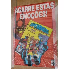 Cartaz Banca Jornal Revista Super-amigos Atari Negro - 1985