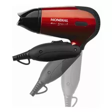 Secador De Cabelo Mini Dobrável Viagem Mondial Sc-10 Bivolt