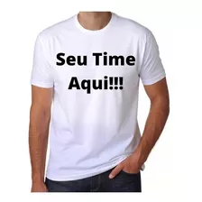 Camisa Camiseta Seu Time Do Coração Logo Escudo Simbolo