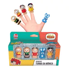 Brinquedo Infantil Dedoches Da Turma Da Mônica 5 Bonecos