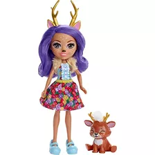 Boneco Doll Enchantimals Danessa Deer Com Boneco Sprint De 6