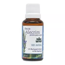 Óleo De Alecrim Pronto Para Uso Direto Na Pele Wnf 30ml