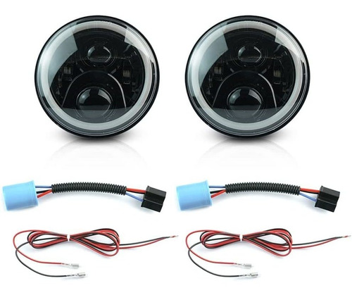 H2 - Conjunto De Faros Led Para Hummer H2 H1 2003 2004 2005 Foto 2