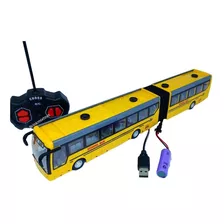 Ônibus Escolar De Brinquedo Amarelo Controle Remoto Ddg Toys