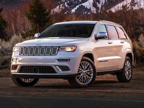 Par De Emblemas Grand Cherokee Logo Jeep Letras Todo Negro Foto 10