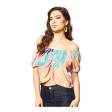 Blusa Feminina Ciganinha Em Viscose Rayon Lecimar - Oferta