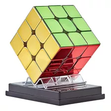 Cubo De Juguete Magnético Electrochapado Color De La Estructura 3x3 Nonmagnetic