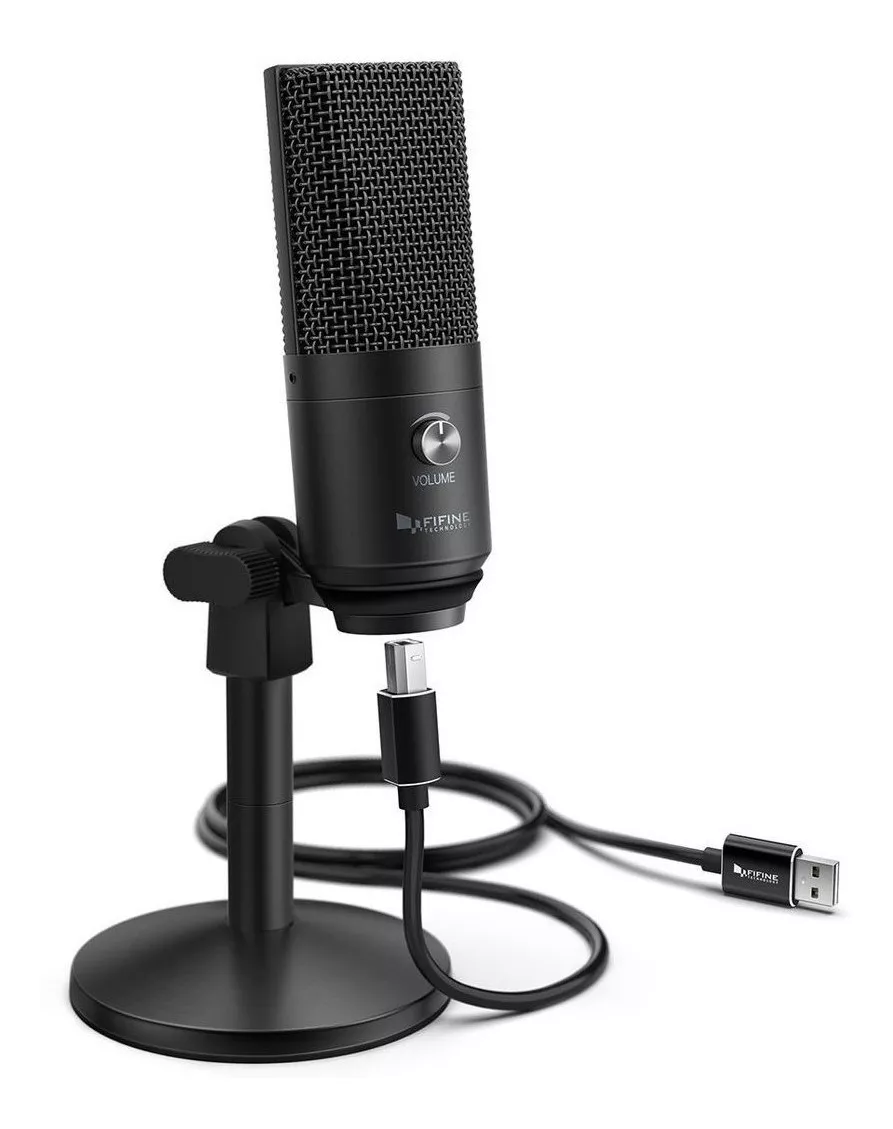 Microfone Fifine K670 Condensador  Cardióide Black