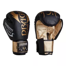 Guantes De Boxeo / Muay Thai / Kick Gold Dragons Alas