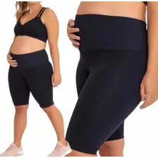 Bermuda Legging Gestante Roupa Grávida Veste Do P Ao G3