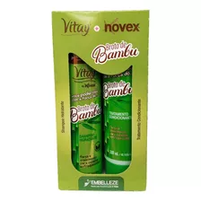  Kit Shampoo Condicionador Broto De Bambu Novex