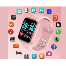 Smartwatch D20s Altomex Cor Da Caixa Branco Cor Do Bisel Rosa