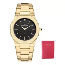 Relógio Feminino Dourado Backer Germany 3656145f