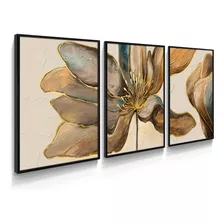 Quadro Decorativo Floral Flor Sala Moderna Quarto Escritório