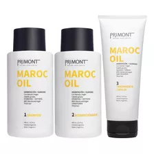 Kit Maroc Shampoo, Acondicionador Y Tratamiento Primont