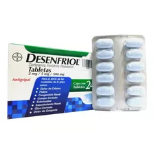 Antigripal Desenfriol D 500mg, 24 Tabletas