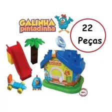 Brinquedo Casinha Blocos De Montar Galinha Pintadinha 0355