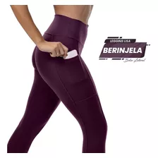 Legging Academia Cós Alto Bolso Lateral Fitness