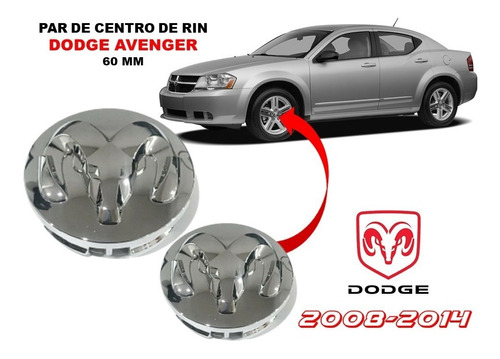 Par Centro De Rin (cordero) Dodge Avenger 2008-2014 60mm Foto 2