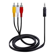 Onvian 3.5mm A 3 Rca 1/8 Macho De Conexion A Rca Estereo De