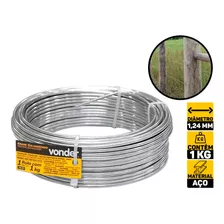 Arame Galv. Indústria Construção Nº18 Bwg 18 Fio 1,24mm 1kg