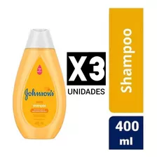 Kit 3x Shampoo Baby Johnsons Com Glicerina - 400ml