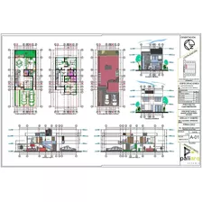 Plano De Casa 7x18 3rec. Ejecutivo Listo Para Construir