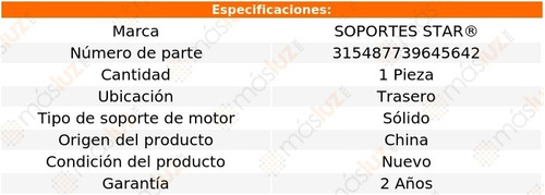1) Soporte Motor Tras Alfa Romeo 8c 2300 31/33 Soportes Star Foto 2