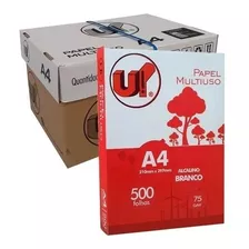 Folha Papel Sulfite A4 Up! Home Office 2500 Folhas 