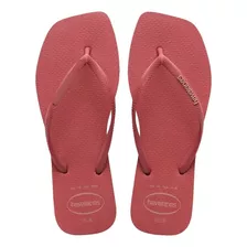 Chinelo Havaianas Slim Square Logo Pop Up Quadrado Feminino