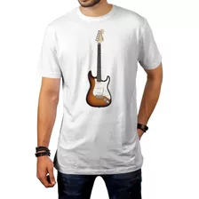 Camisa Fender Rock Classica Guitarra