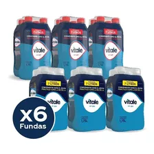 3 Packs Agua Vitale Con Gas + 3 Packs Agua Vitale Sin Gas 