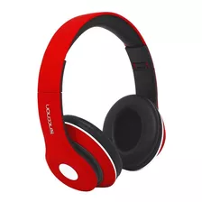 Audifonos Manos Libres Bluetooth Diadema Necnon Superbass Rd Color Rojo