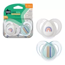  Chupetes Tommee Tippee 6-18m Night Time By Creciendo
