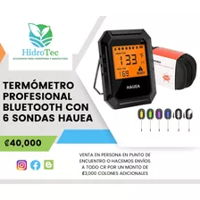 Termómetro Profesional Bluetooth Con 6 Sondas Hauea