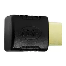 Adaptador Ghia Adap-6 Codo Hdmi Macho - Hdmi Hembra Negr /vc