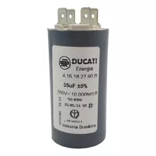 Capacitor Permanente De Motor 35µf 250v Faston - Ducati