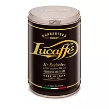 Café Lucaffe Tarro Negro Mrexclusive 250gr Grano Molido