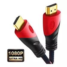 Cable Hdmi 5 Metros Nailon Punta De Goma