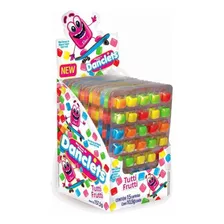 Chiclete Danclets Tutti Frutti Display 15 Cartelas 10,5 Gr 